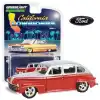 Greenlight 1/64 California Lowriders 4 1947 Ford Fordor Super Deluxe Red Silver 63050-A