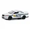 Greenlight 1:64 Hot Pursuit 2013 Ford Police Interceptor Beyaz - 43025-C