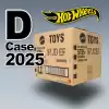 Hot Wheels Tekli Arabalar 2025 D Case - 72 Adetlik Kutu