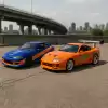 Jada F&F Legacy Series - 2001 Nissan Silvia & Brians Toyota Supra 1/32 İkili Araba Seti
