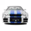 Jada Fast & Furious Brian’s Nissan Skyline GT-R (BNR34) 1:24 Gümüş-Mavi 97158
