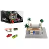 Jada Fast & Furious Nanoscene Toretto Cafe Diorama Seti - 253203095