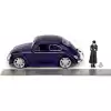 Jada Wednesday 1972 VW Beetle with Wednesday & Thing Figures