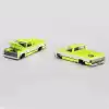 KaidoHouse x MiniGT Chevrolet Silverado KAIDO Flo Yellow V1 KHMG112