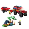 LEGO City 4x4 Kurtarma Botlu İtfaiye Kamyonu - 60412