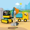 LEGO DUPLO İnşaat Kamyonu ve Paletli Kazıcı, 10931