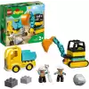 LEGO DUPLO İnşaat Kamyonu ve Paletli Kazıcı, 10931