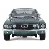 Maisto 1:18 1967 Ford Mustang GTA Fastback Diecast Model Araba Yeşil - 31166