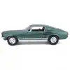 Maisto 1:18 1967 Ford Mustang GTA Fastback Diecast Model Araba Yeşil - 31166