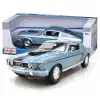 Maisto 1:18 1968 Ford Mustang GT Cobra Jet Diecast Model Araba Mavi - 31167