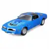 Maisto 1:18 1978 Pontiac Firebird Trans Am Diecast Model Araba Mavi - 31464
