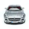Maisto 1:18 Mercedes-Benz SLS AMG - Gri Die-cast Model Araba - 31389