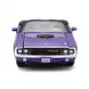 Maisto 1:24 1970 Dodge Challenger R/T Convertible Mor Metal Model Araba- 31264