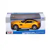 Maisto 1:24 Mercedes-AMG GT Sarı Metal Model Araba - 31134