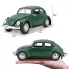 Maisto 1:24 Volkswagen Beetle Yeşil Metal Model Araba - 31926