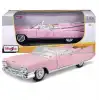 Maisto Premiere Edition 1:18 Cadillac Eldorado Biarritz 1959 Diecast Model Araba Pembe - 36813