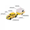 Majorette Volkswagen Original Trailer & Beetle