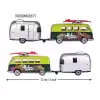 Majorette Volkswagen Original Trailer & T1 Yeşil