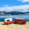 Majorette Volkswagen Original Trailer & T3
