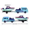 Majorette Volkswagen Original Trailer Tekne & T1