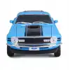 Miasto 1:18 1970 Ford Mustang Mack 1 Diecast Model Araba Mavi - 31453