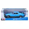 Miasto 1:18 1970 Ford Mustang Mack 1 Diecast Model Araba Mavi - 31453
