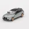 [Ön Satış ] Mini GT 1/64 BMW M3 Competition Touring Brooklyn Grey - MGT00864