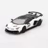 Mini GT 1/64 Lamborghini Aventador SVJ 63 Bianco Asopo - MGT00842