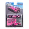 Mini GT İkili Set Porsche 911 GT3 VIRginia Roxy ve Toyota GR86 LB Nation Baby Blue