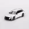 Mini GT AB Audi RS6-R Glacier White Metallic - MGT00701