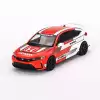 Mini GT Honda Civic TYPE R 2023 Pace Car Red - MGT00686
