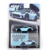 Mini GT İkili Set Porsche 911 GT3 VIRginia Roxy ve Toyota GR86 LB Nation Baby Blue
