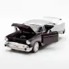 Motor Max 1:24 1957 Chevy Bel Air Mor Krom - 73228