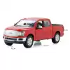 Motor Max 1:27 2019 Ford F-150 Lariat Crew Cab - Kırmızı