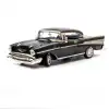 Motor Max 1:18 1957 Chevy Bel Air Siyah Klasik Model Araba - 73180