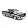 Motor Max 1:18 1957 Chevy Bel Air Siyah Klasik Model Araba - 73180