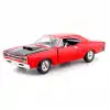 Motor Max 1:24 1969 Dodge Coronet Super Bee Diecast Model Araba Kırmızı - 73315
