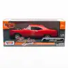 Motor Max 1:24 1969 Dodge Coronet Super Bee Diecast Model Araba Kırmızı - 73315