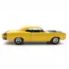 Motor Max 1:24 1969 Dodge Coronet Super Bee Diecast Model Araba Sarı - 73315