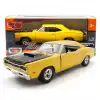 Motor Max 1:24 1969 Dodge Coronet Super Bee Diecast Model Araba Sarı - 73315