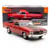 Motor Mxx 1:24 1970 Chevy El Camino SS 396 Diecast Model Araba Kırmızı - 79347