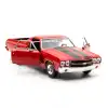 Motor Mxx 1:24 1970 Chevy El Camino SS 396 Diecast Model Araba Kırmızı - 79347