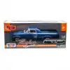 Motor Mxx 1:24 1970 Chevy El Camino SS 396 Diecast Model Araba Lacivert - 79347