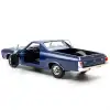 Motor Mxx 1:24 1970 Chevy El Camino SS 396 Diecast Model Araba Lacivert - 79347