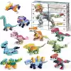 Bricks - 12 in 1 Dinozor Yapım Seti - Blok Oyuncak SM195B
