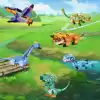 Kızılkaya - Dinosaur 6 Farklı Dinozor Blok Oyuncak Yapım Seti - 408 Parça SM2505