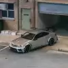 Tarmac Works 1/64 Mercedes-Benz C 63 AMG Coupé Black Series Silver Metallic - GLOBAL64 T64G-009-SL