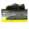 Tarmac Works 1/64 Pagani Huayra R Matt Black / Silver - GLOBAL64