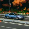 Tarmac Works 1/64 VERTEX Nissan Silvia S13 Blue/Grey - GLOBAL64 T64G-025-PU