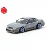 Tarmac Works 1/64 VERTEX Nissan Silvia S13 Blue/Grey - GLOBAL64 T64G-025-PU